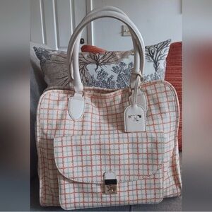 ***price drop***EUC Tory Burch Large Priscilla Bag in Tweed- Retired